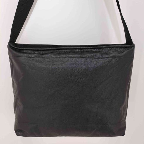 ヨウジヤマモト Yohji Yamamoto SIGNATURE LEATHER MINI TOTE BAG メンズ